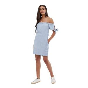 Superdry | Off Shoulder Chambray Dress